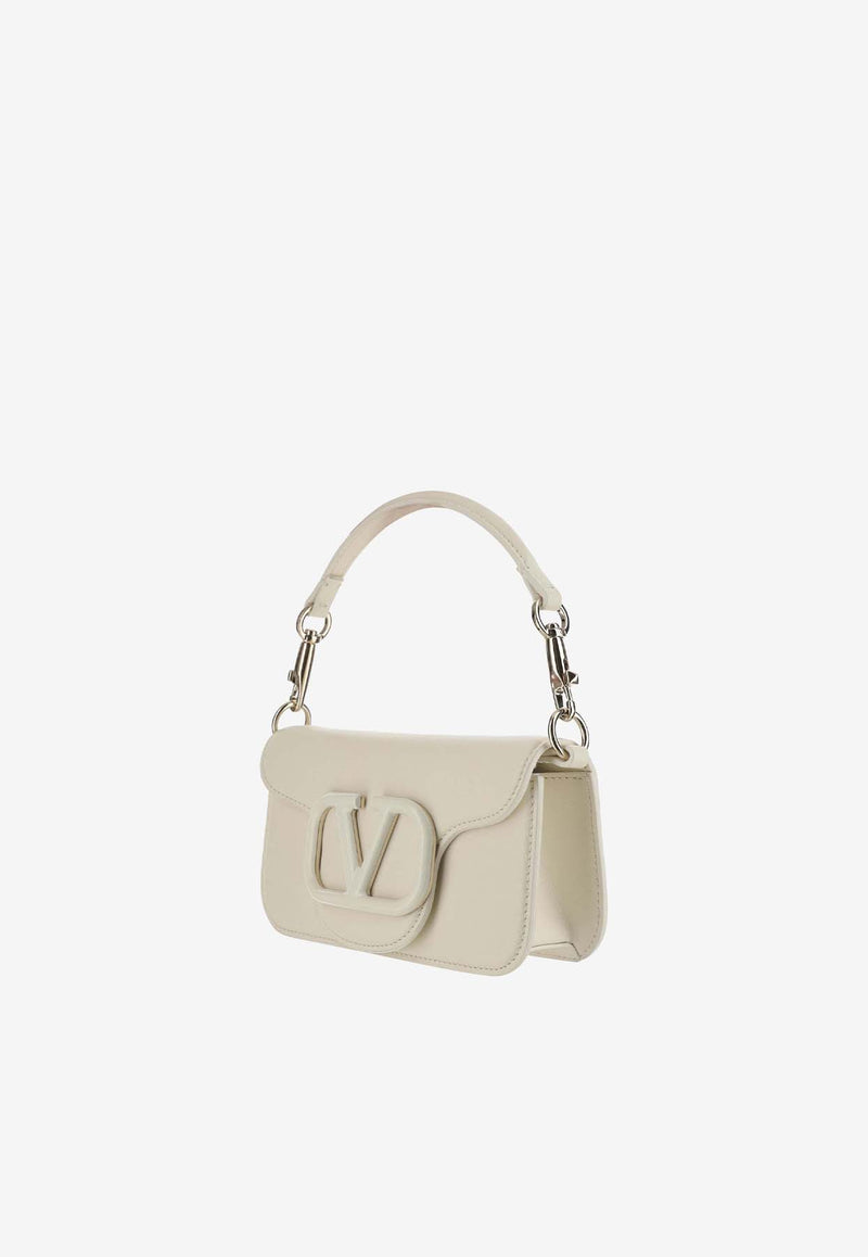 Valentino Small Locò VLogo Shoulder Bag Ivory 4W2B0K53IYS 098