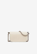 Valentino Small Locò Crystal VLogo Shoulder Bag Ivory 4W2B0K53KNT 7NX