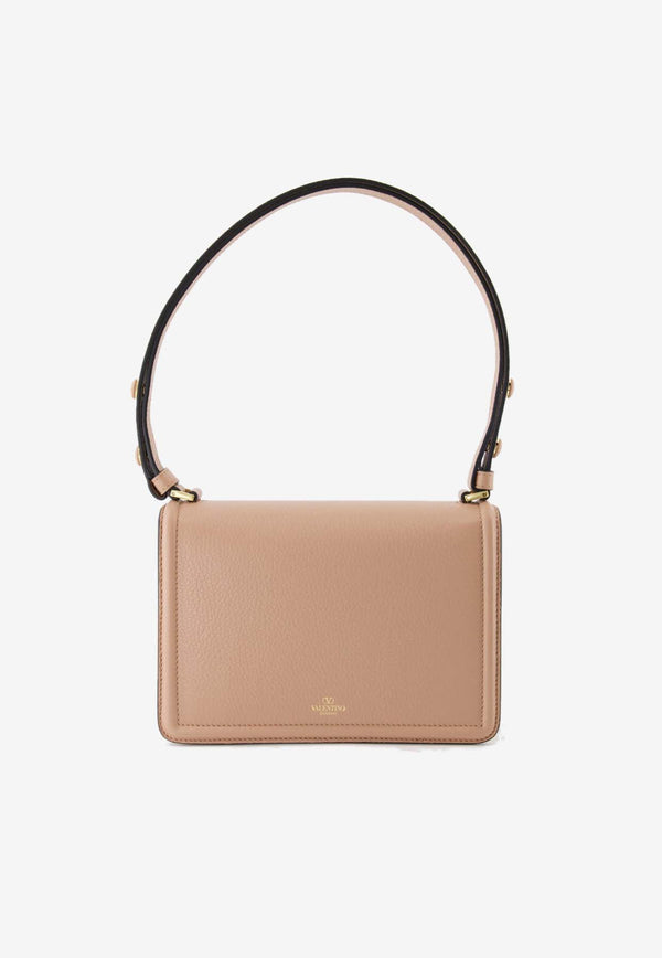 Valentino Small VLogo Leather Shoulder Bag Blush 4W2B0N10LFN GF9