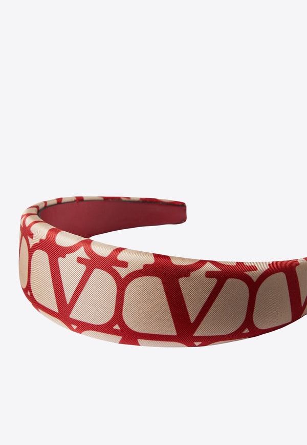 Valentino Silk Toile Iconographe Headband 4W2HI00QJNS UL0