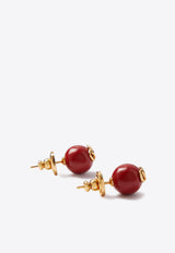 Valentino VLogo Stud Earrings 4W2J0E35DHC ZT2