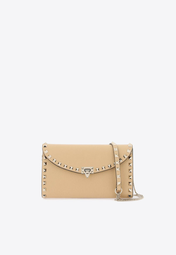 Valentino Rockstud Fold over Top Crossbody Bag 4W2P0Z81VSH GH9