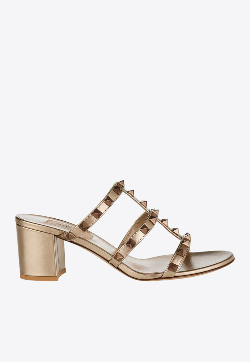 Valentino 60 Rockstud Leather Mules 4W2S0C47JXH S69