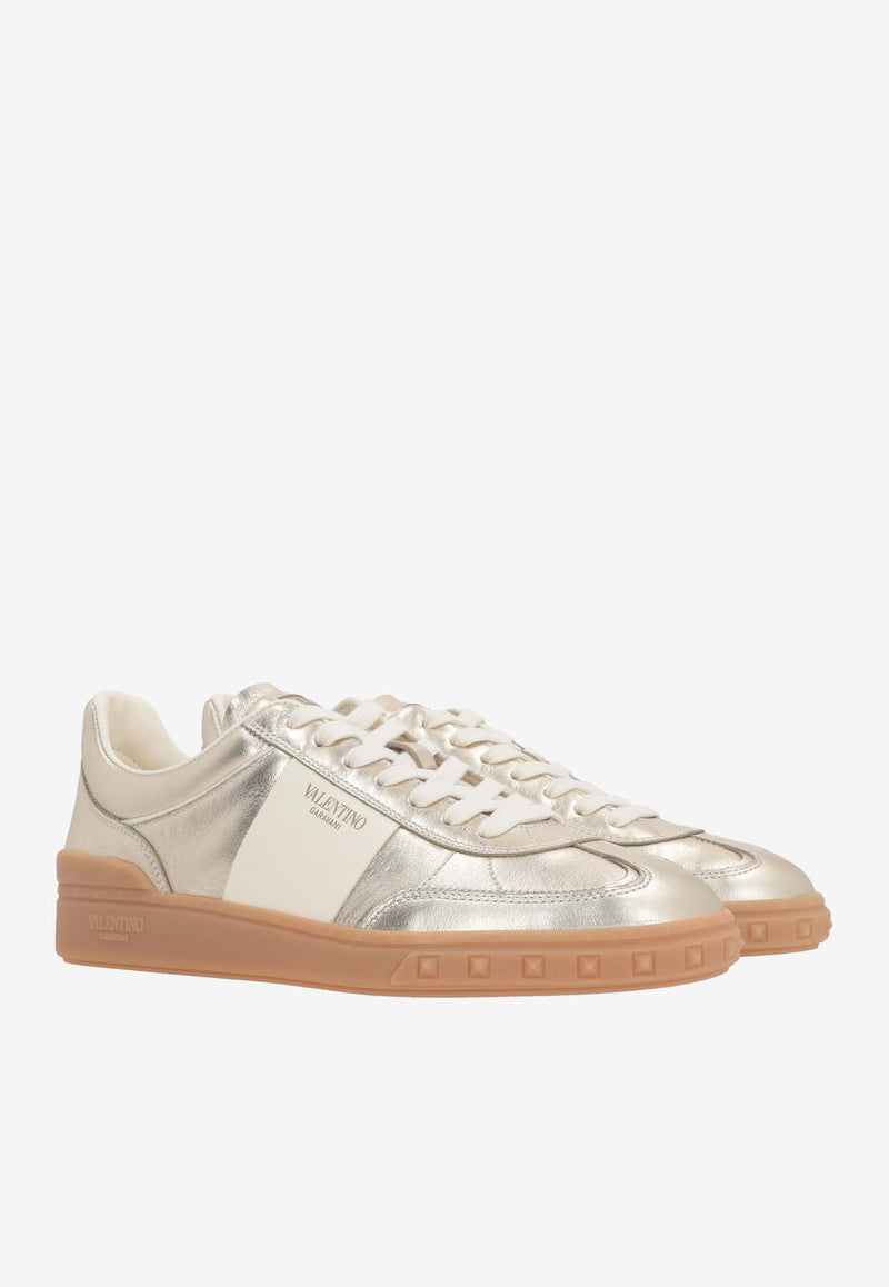 Valentino Upvillage Low-Top Sneakers 4W2S0IL9UKH Y3Q Metallic