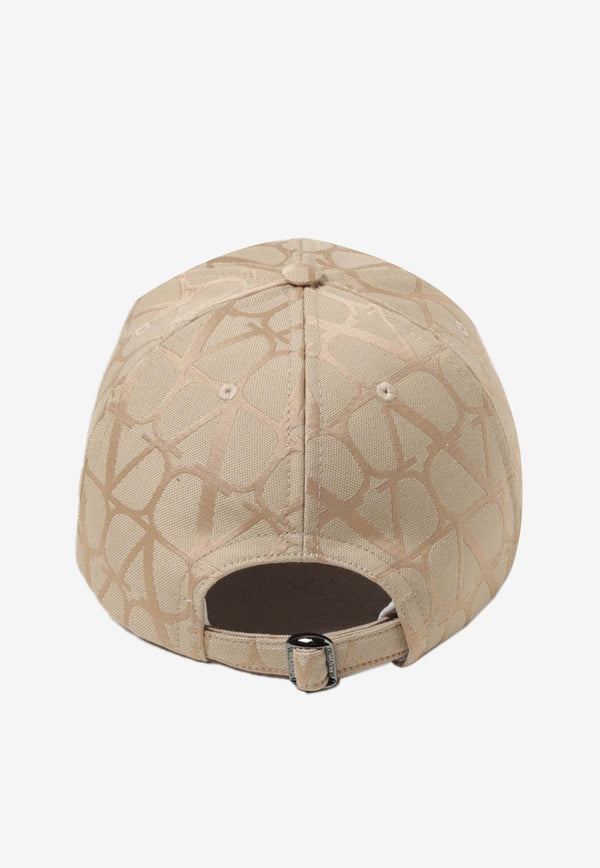 Valentino Toile Iconographe Baseball Cap 4Y2HDA10HAF 0BG Beige