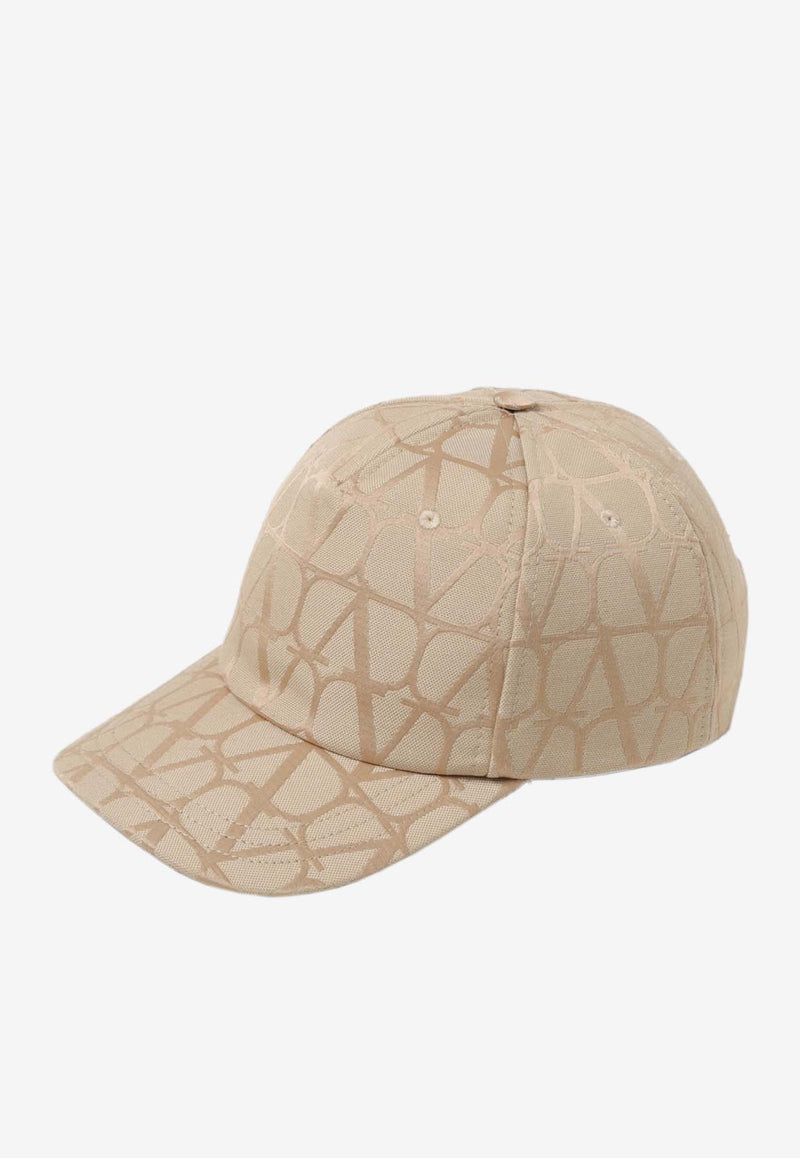 Valentino Toile Iconographe Baseball Cap 4Y2HDA10HAF 0BG Beige