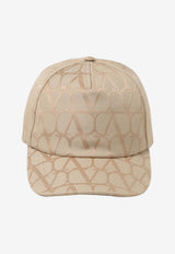 Valentino Toile Iconographe Baseball Cap 4Y2HDA10HAF 0BG Beige