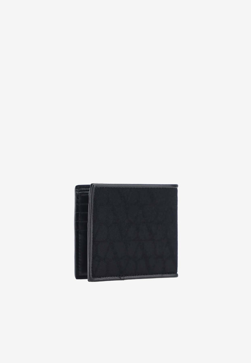 Valentino Toile Iconographe Bi-Fold Wallet 4Y2P0654PQE 0NO Black