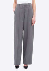 REMAIN Straight-Leg Twill Pants Gray 5018902997GREY