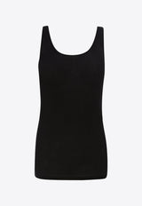 Saint Laurent Ribbed Tank Top Black 504959YB2OZ_1000