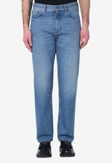 ZEGNA Logo-Patch Straight Jeans 508UFIJ3A9/Q_ZEGNA-004