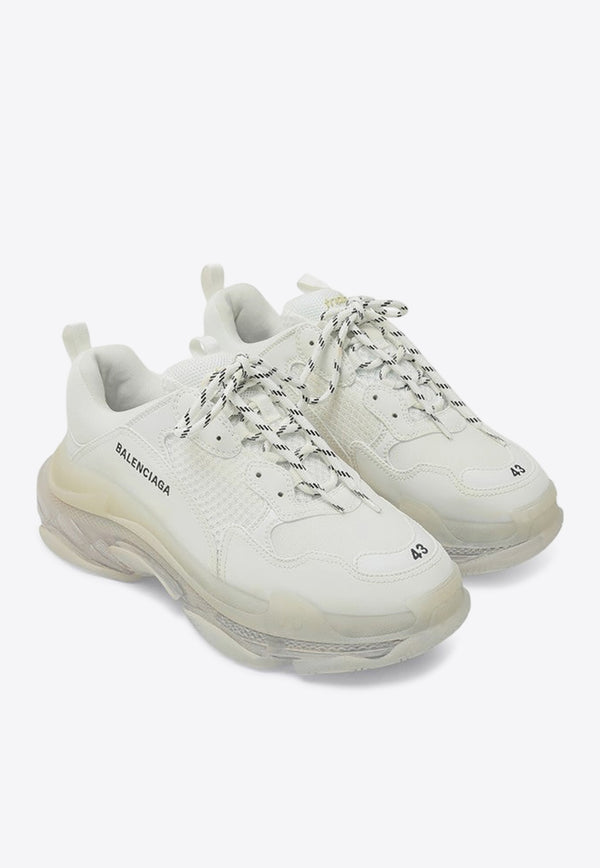 Balenciaga Triple S Clear Sole Low-Top Sneakers White 541624W2FB1/P_BALEN-9000