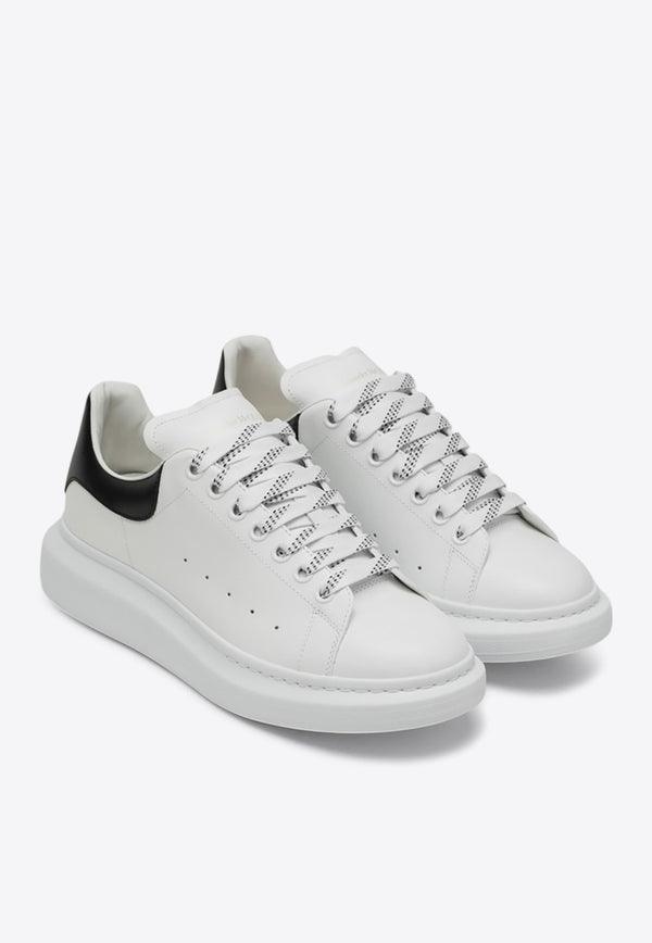 Alexander McQueen Oversized Leather Low-Top Sneakers White 553680WIEEN/Q_ALEXQ-9061