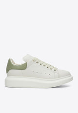 Alexander McQueen Oversized Leather Sneakers White 553770WIACX/Q_ALEXQ-9199