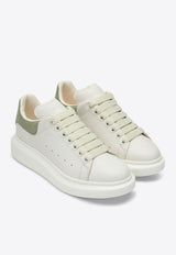 Alexander McQueen Oversized Leather Sneakers White 553770WIACX/Q_ALEXQ-9199