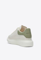 Alexander McQueen Oversized Leather Sneakers White 553770WIACX/Q_ALEXQ-9199