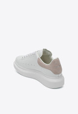 Alexander McQueen Oversized Leather Low-Top Sneakers White 553770WIEF1/Q_ALEXQ-9182