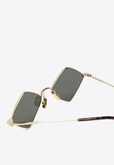 Saint Laurent Signature Diamond Sunglasses Gray 571173Y9902/O_YSL-8000