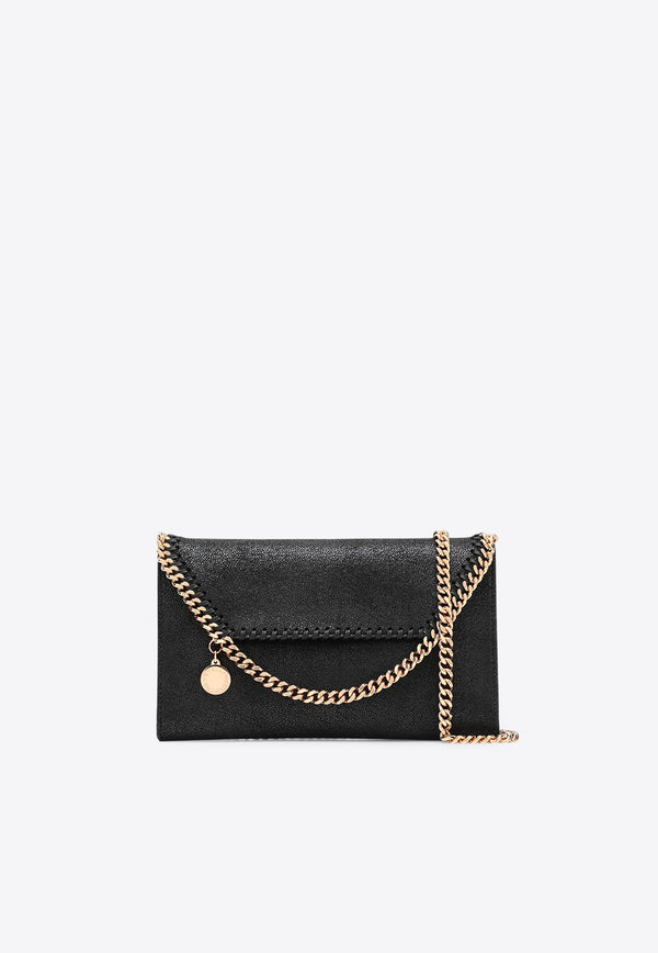 Stella McCartney Mini Envelope Crossbody Bag Black 581238W9355/Q_STELL-1000