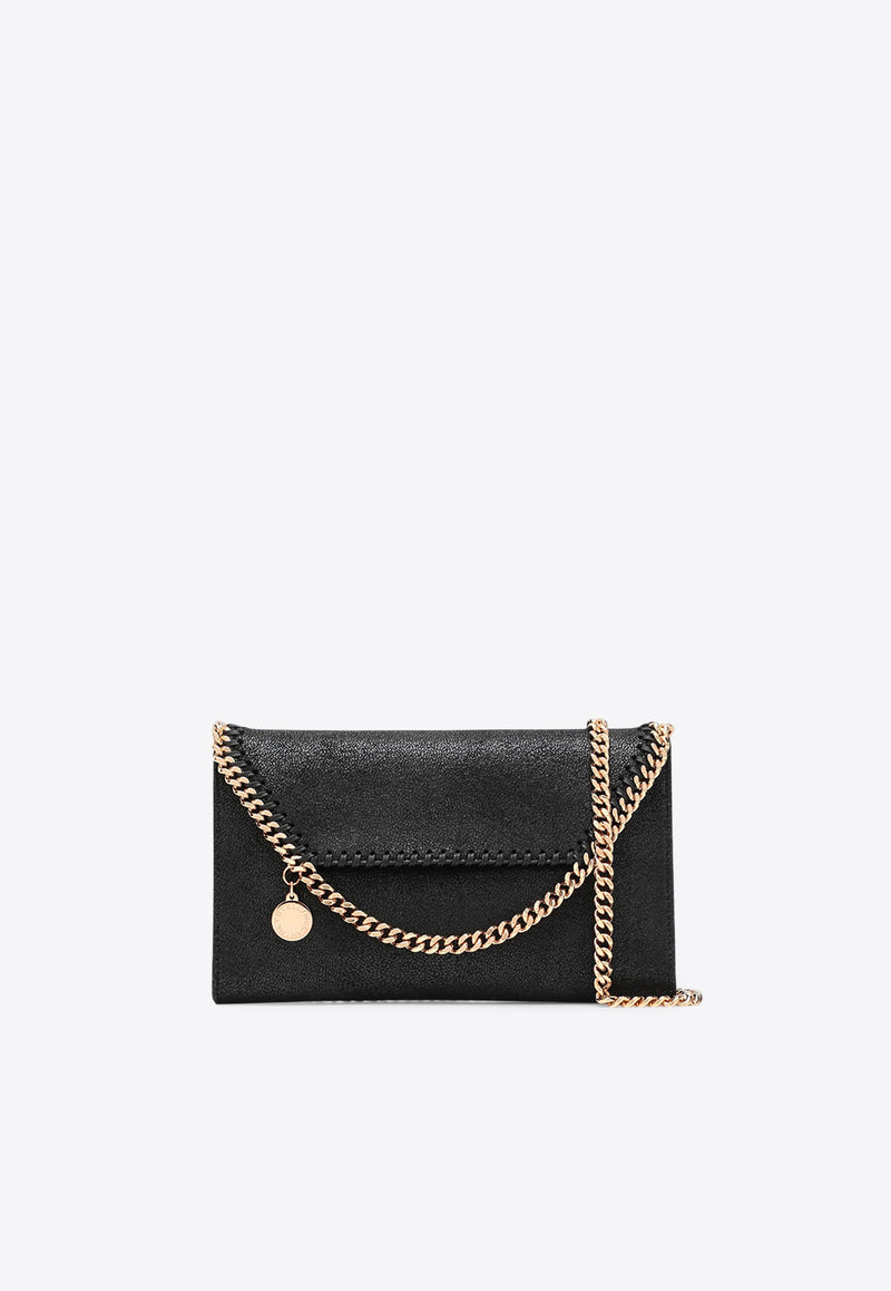 Stella McCartney Mini Envelope Crossbody Bag Black 581238W9355/Q_STELL-1000