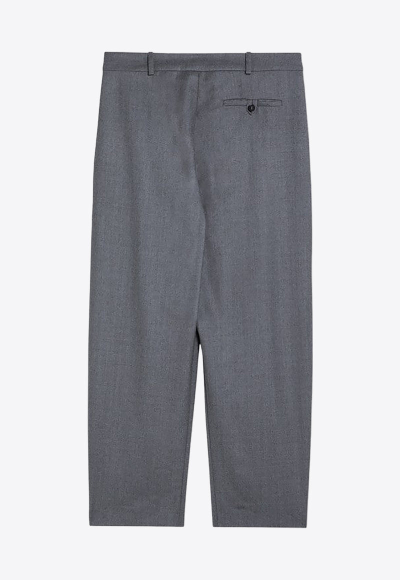 Stella McCartney High-Rise Tailored Wool Pants Gray 5919643CU703/P_STELL-1264