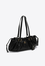 Miu Miu Joie Nappa Leather Shoulder Bag Black 5BG289MOO2CSW/P_MIU-F0002