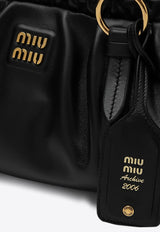 Miu Miu Joie Nappa Leather Shoulder Bag Black 5BG289MOO2CSW/P_MIU-F0002