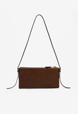 Miu Miu Nappa Leather Logo Shoulder Bag Brown 5NI007EFX/P_MIU-F0316