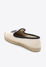 Miu Miu Logo Embroidered Espadrilles Beige 5S141E0255P3/O_MIU-F0C56