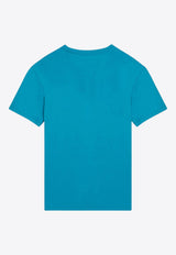 Valentino VLogo Patch Crewneck T-shirt Light Blue 5V0MG10V9LJ/P_VALE-575