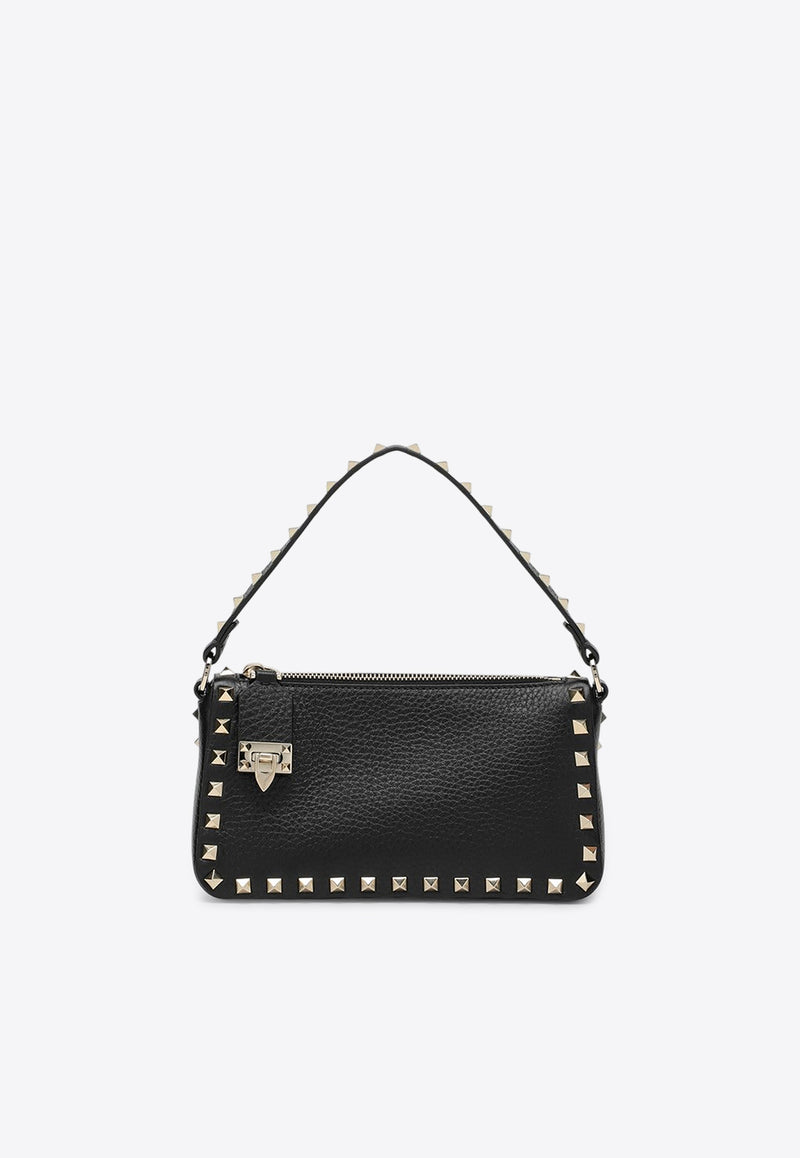 Valentino Small Rockstud Grained Leather Crossbody Bag Black 5W0B0J47VSF/P_VALE-0NO