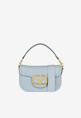 Valentino Alltime Grained Leather Top Handle Bag Light Blue 5W2B0N20IMZ ZJ4