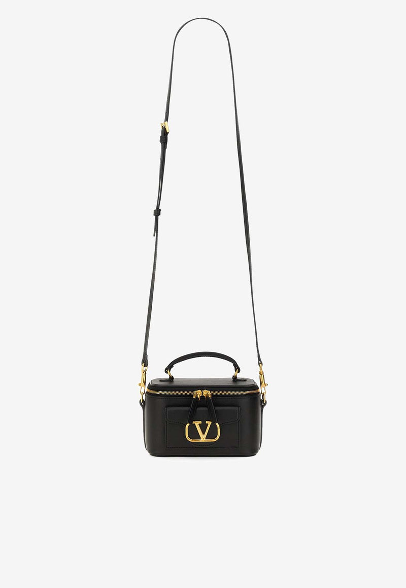 Valentino Mini Locò Leather Top Handle Bag Black 5W2P0Z86ZXL 0NO