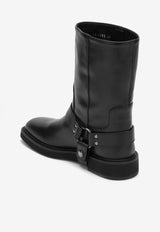 Valentino VLogo Signature Leather Ankle Boots Black 5W2S0JK6KZS/P_VALE-0NO