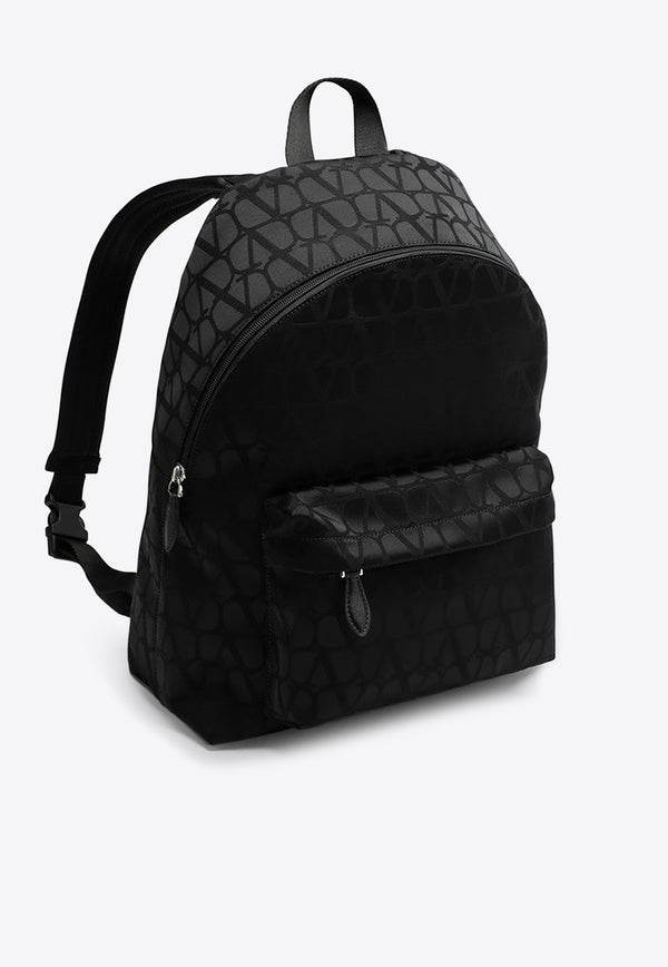 Valentino Toile Iconographe Nylon Backpack Black 5Y2B0C62CSH/P_VALE-0NO