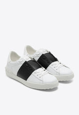 Valentino Open Leather Low-Top Sneakers White 5Y2S0830BLU/P_VALE-A01