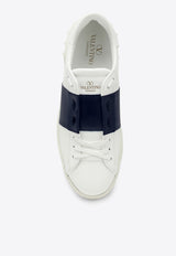 Valentino Open Leather Low-Top Sneakers White 5Y2S0830BLU/P_VALE-M15