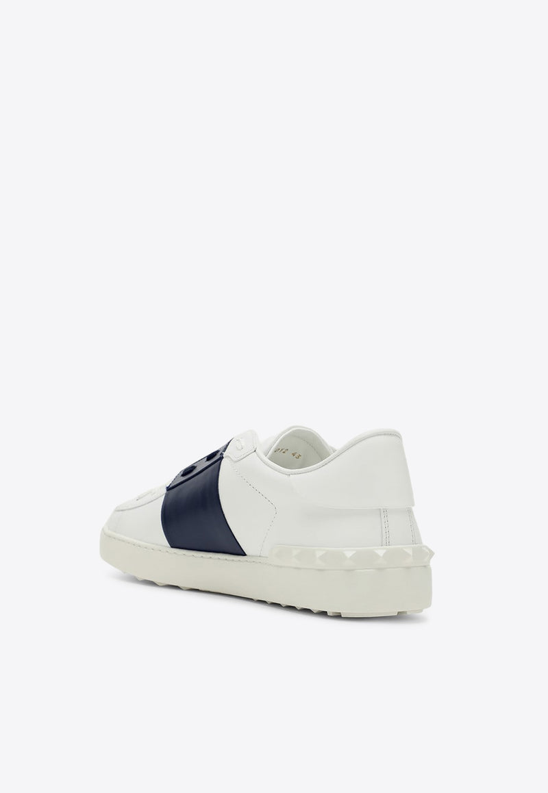 Valentino Open Leather Low-Top Sneakers White 5Y2S0830BLU/P_VALE-M15