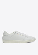 Saint Laurent SL/10 Leather Low-Top Sneakers White 6032231JZ10/Q_YSL-9030