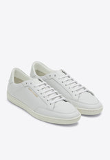 Saint Laurent SL/10 Leather Low-Top Sneakers White 6032231JZ10/Q_YSL-9030