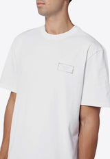 Martine Rose Logo Patch Crewneck T-shirt White 603JE01000BCO/P_MARTI-WHT