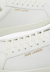 Saint Laurent Andy Calf Leather Sneakers White 6068330M500/O_YSL-9030