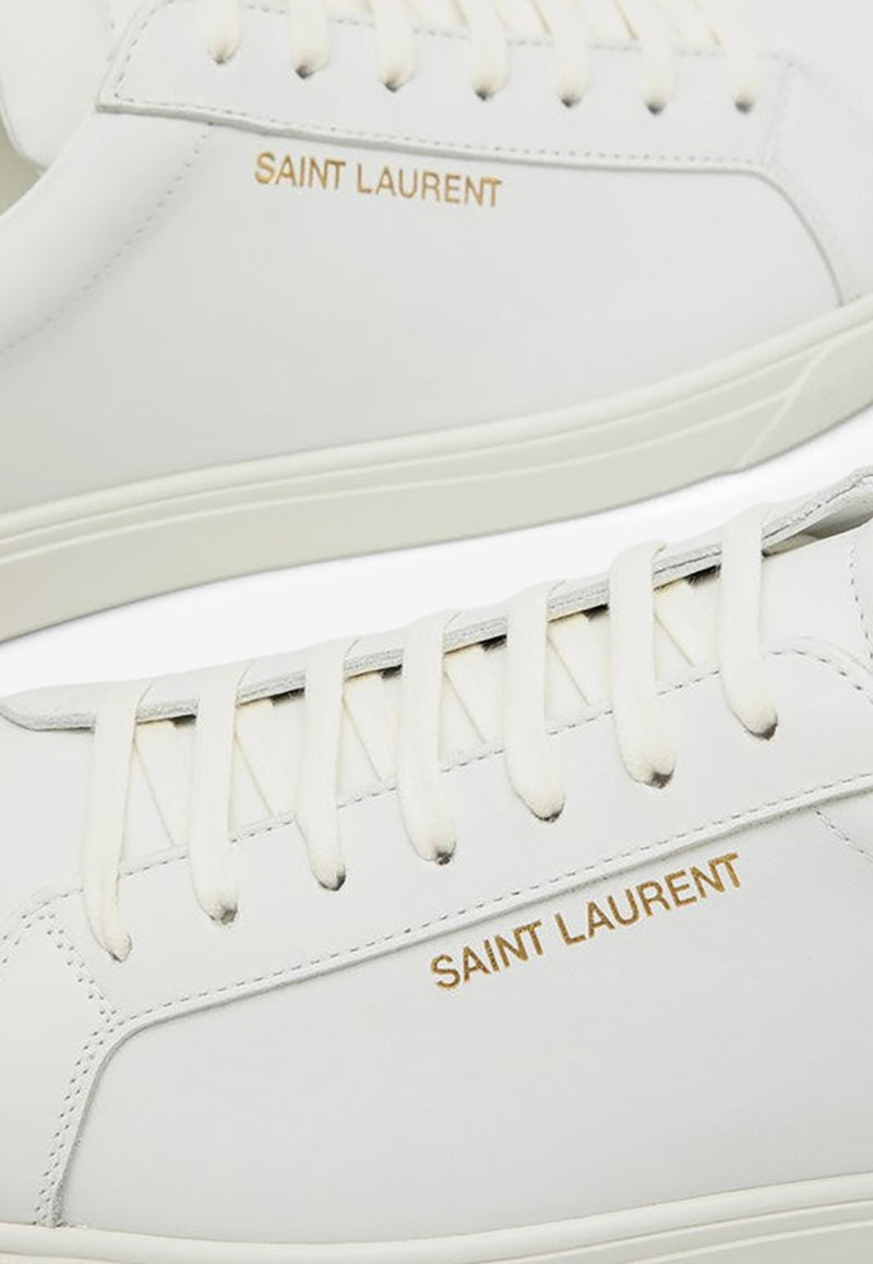 Saint Laurent Andy Calf Leather Sneakers White 6068330M500/O_YSL-9030