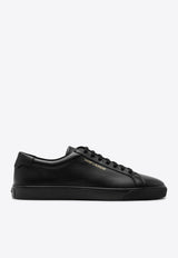 Saint Laurent Andy Leather Low-Top Sneakers Black 6068330ZS00/Q_YSL-1000