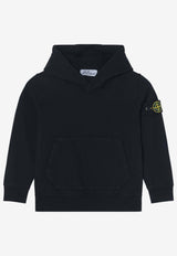 Boys Logo-Patched Hooded Sweatshirt