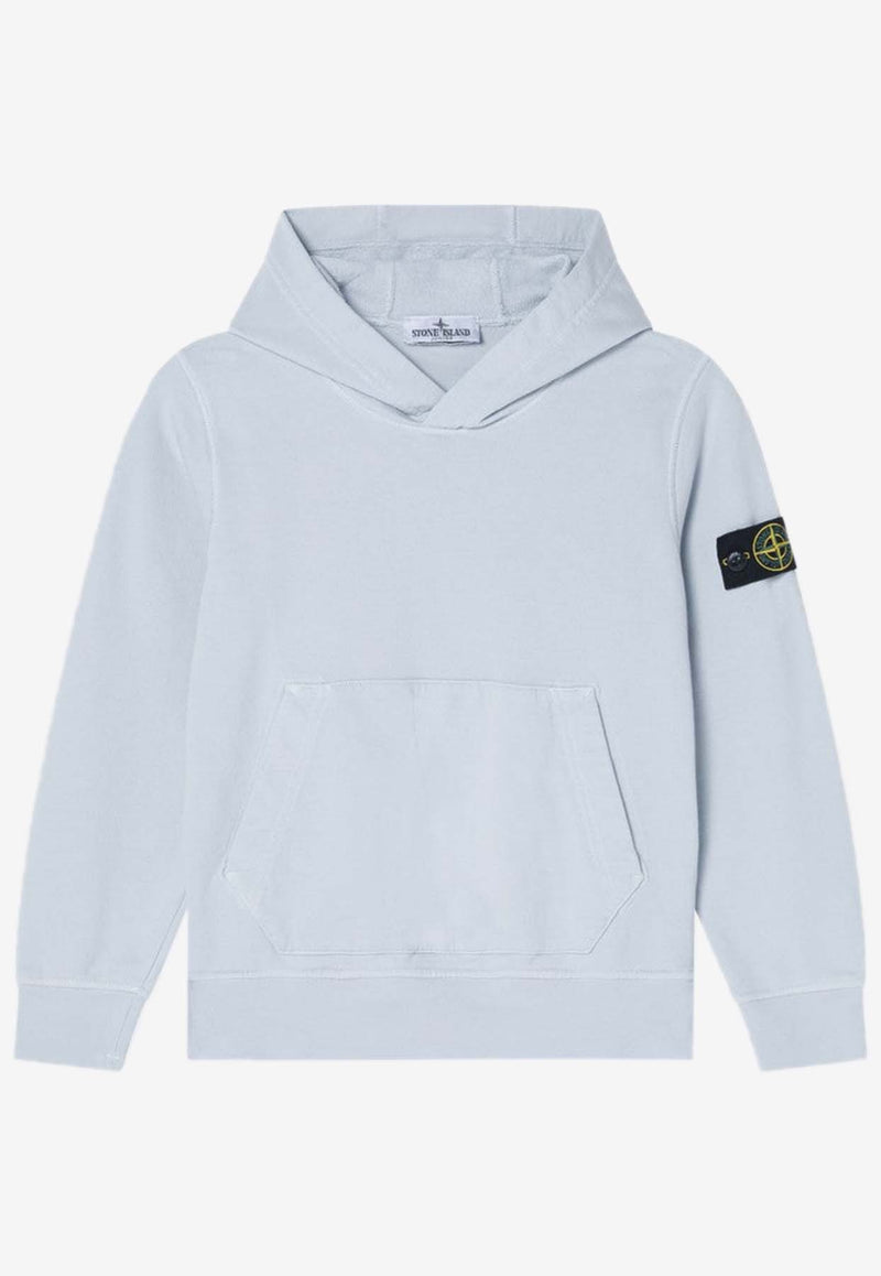 Boys Logo-Patched Hooded Sweatshirt