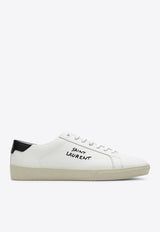 Saint Laurent SL/06 Leather Low-Top Sneakers White 610685AABEE/Q_YSL-9061