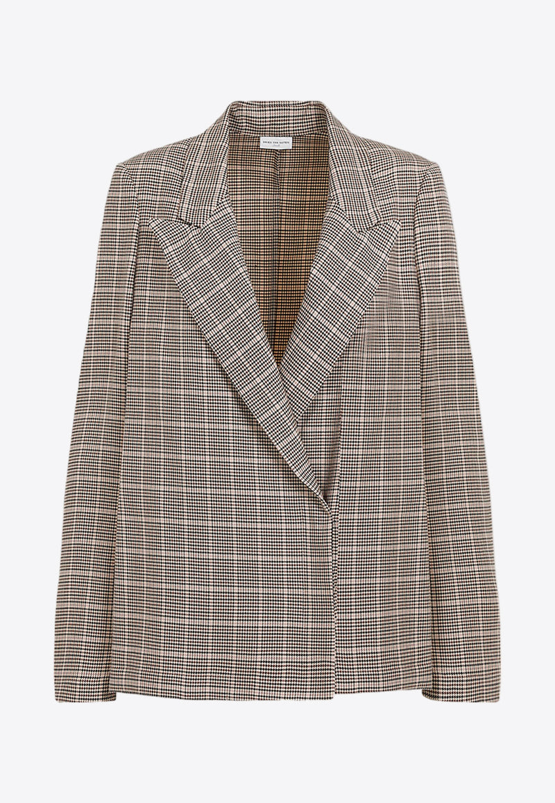 Caplana Houndstooth Blazer