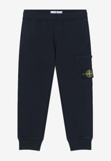 Boys Logo-Patched Track Pants