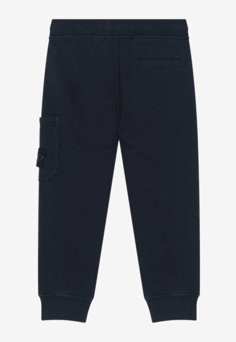 Boys Logo-Patched Track Pants